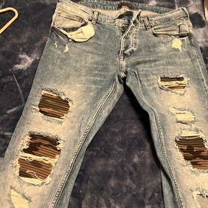 Zara men jeans skinny stretch fit Size 36 x 34 worn once like new